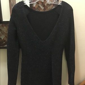 Sweater dress with shoulder pads never worn